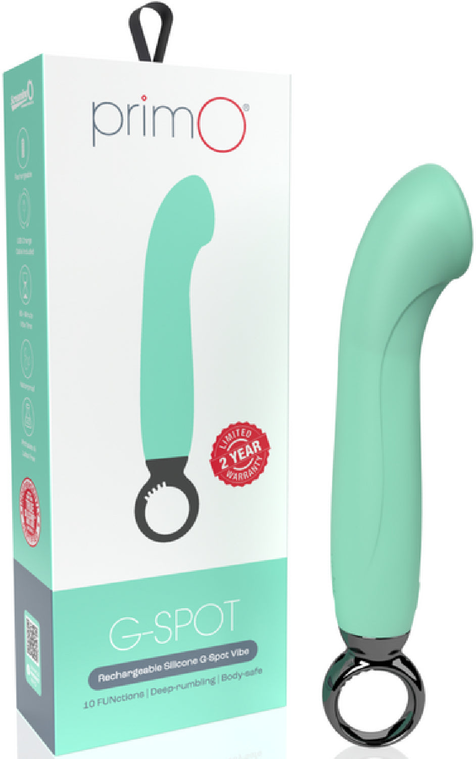 Screaming O PrimO G-Spot Vibrator – Powerful 5+5 Vibration Settings G-Spot Vibrator