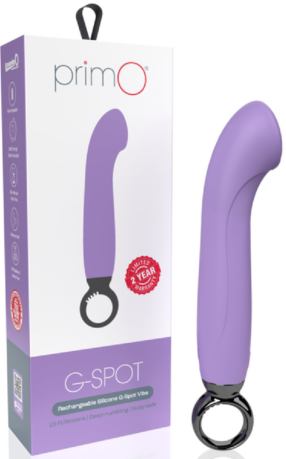 Screaming O PrimO G-Spot Vibrator – Powerful 5+5 Vibration Settings G-Spot Vibrator