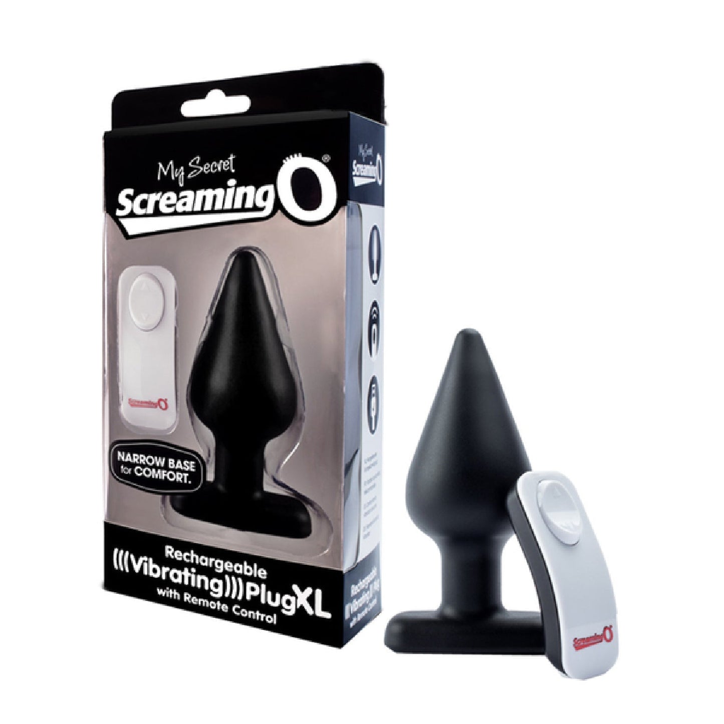 Screaming O My Secret Charged Plug XL – Remote-Controlled Rechargeable Vibrating Plug