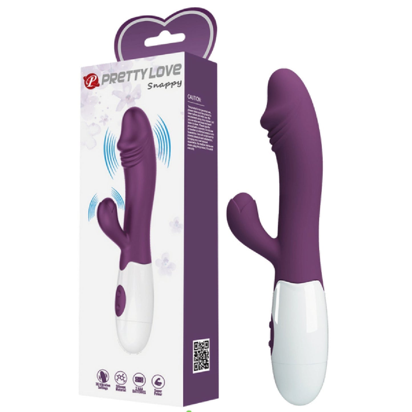 Snappy G-Spot Rabbit Vibrator – Dual Stimulator with Flexible Design