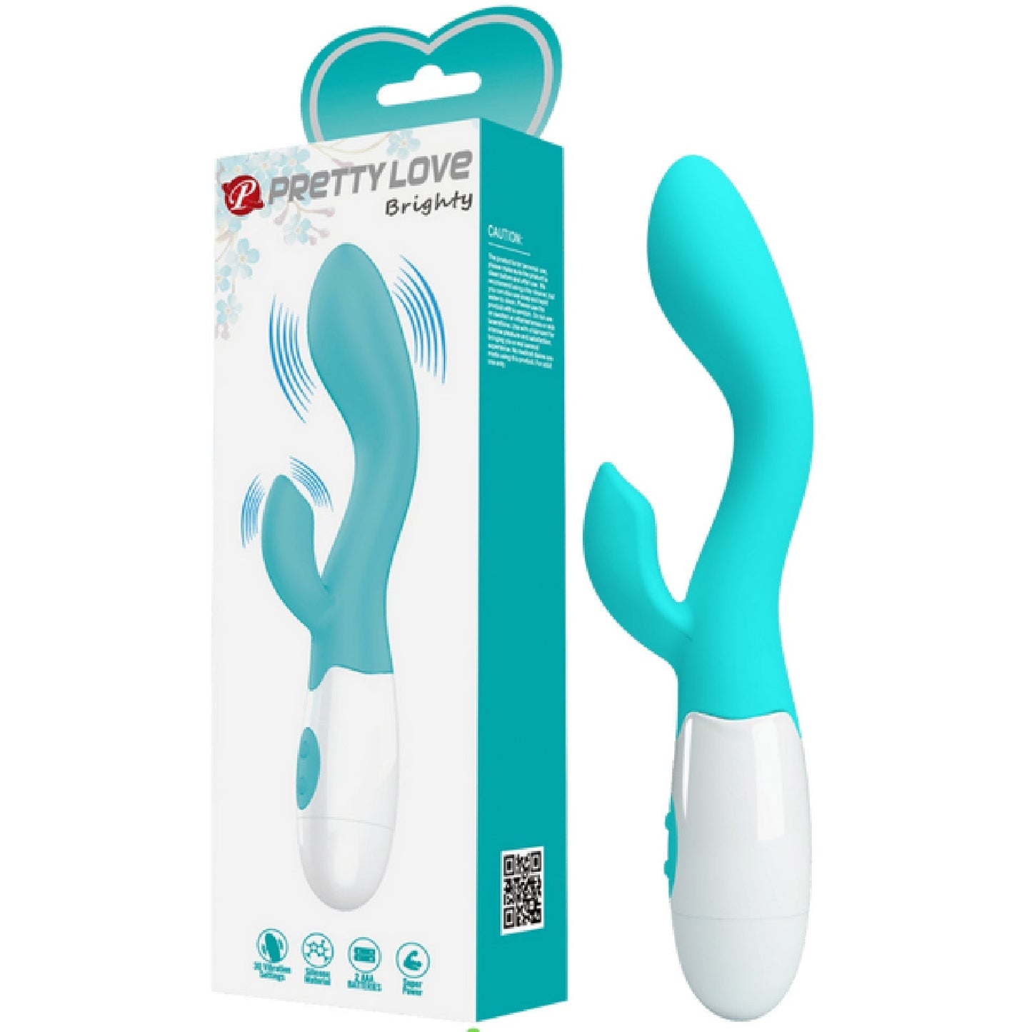 Brighty G-Spot and Clitoral Rabbit Vibrator – Dual Stimulation Vibrator