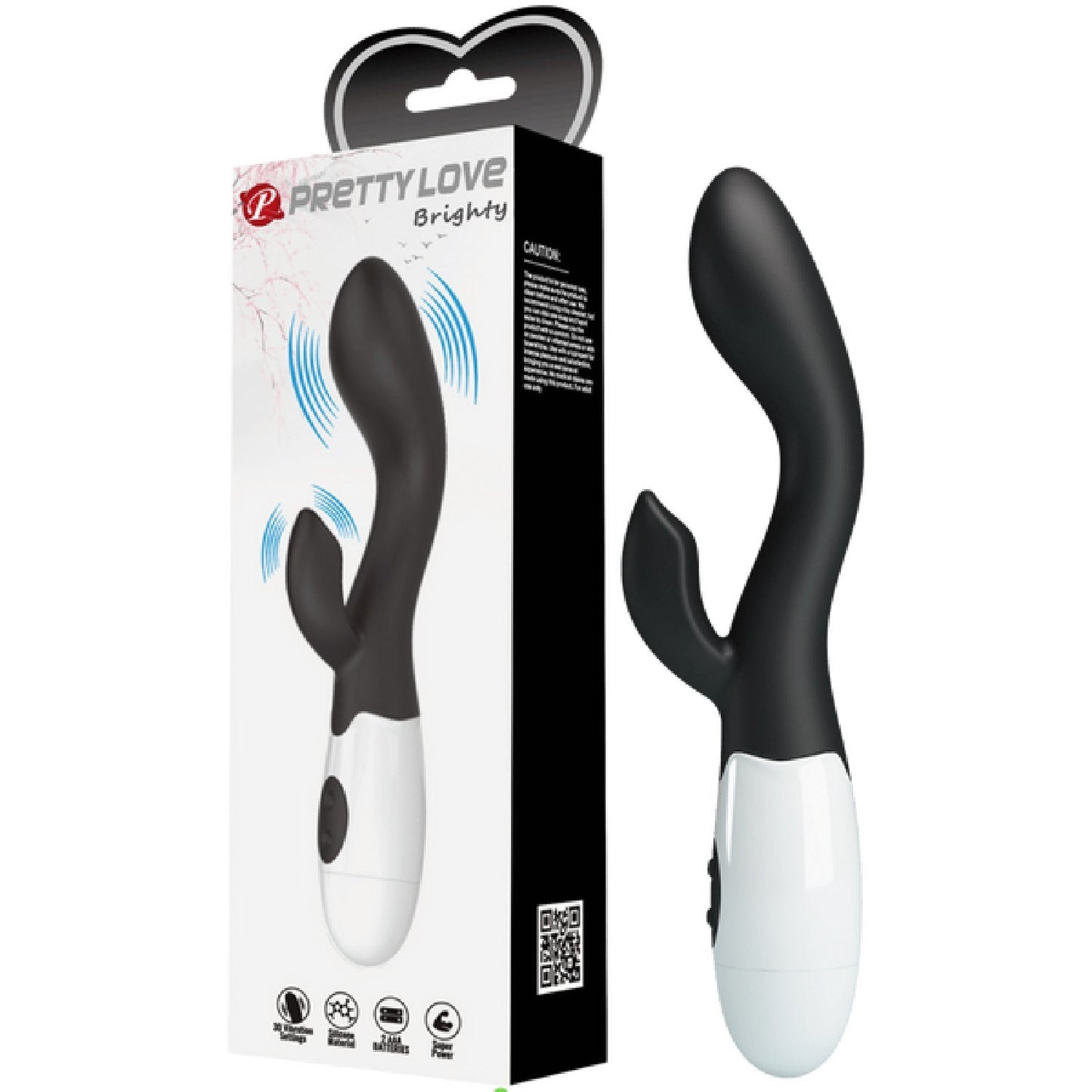 Brighty G-Spot and Clitoral Rabbit Vibrator – Dual Stimulation Vibrator