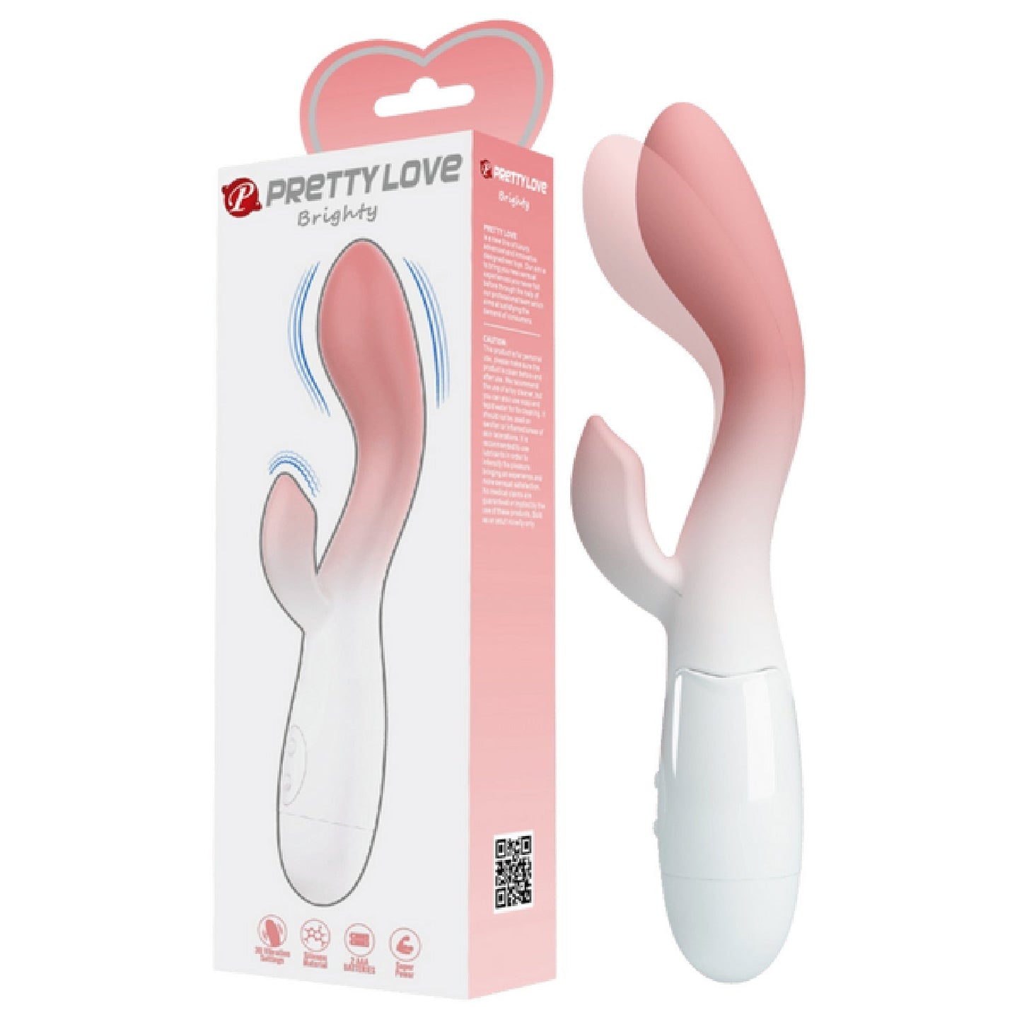 Brighty G-Spot and Clitoral Rabbit Vibrator – Dual Stimulation Vibrator