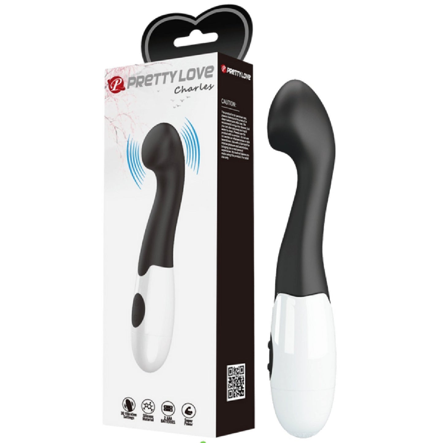 Charles Classic – Stylish Silicone Vibrator with Bulbous Head