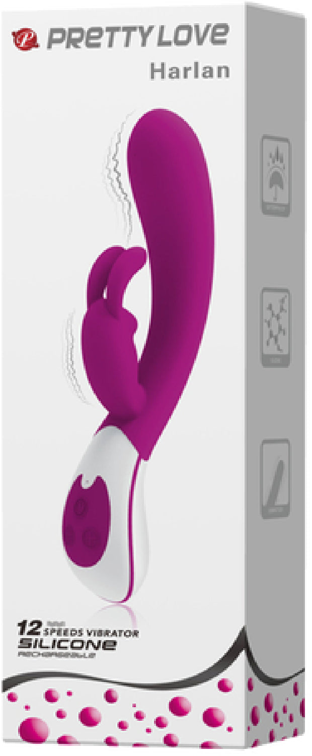 Harlan – Silicone Rabbit Vibrator with Dual Motors