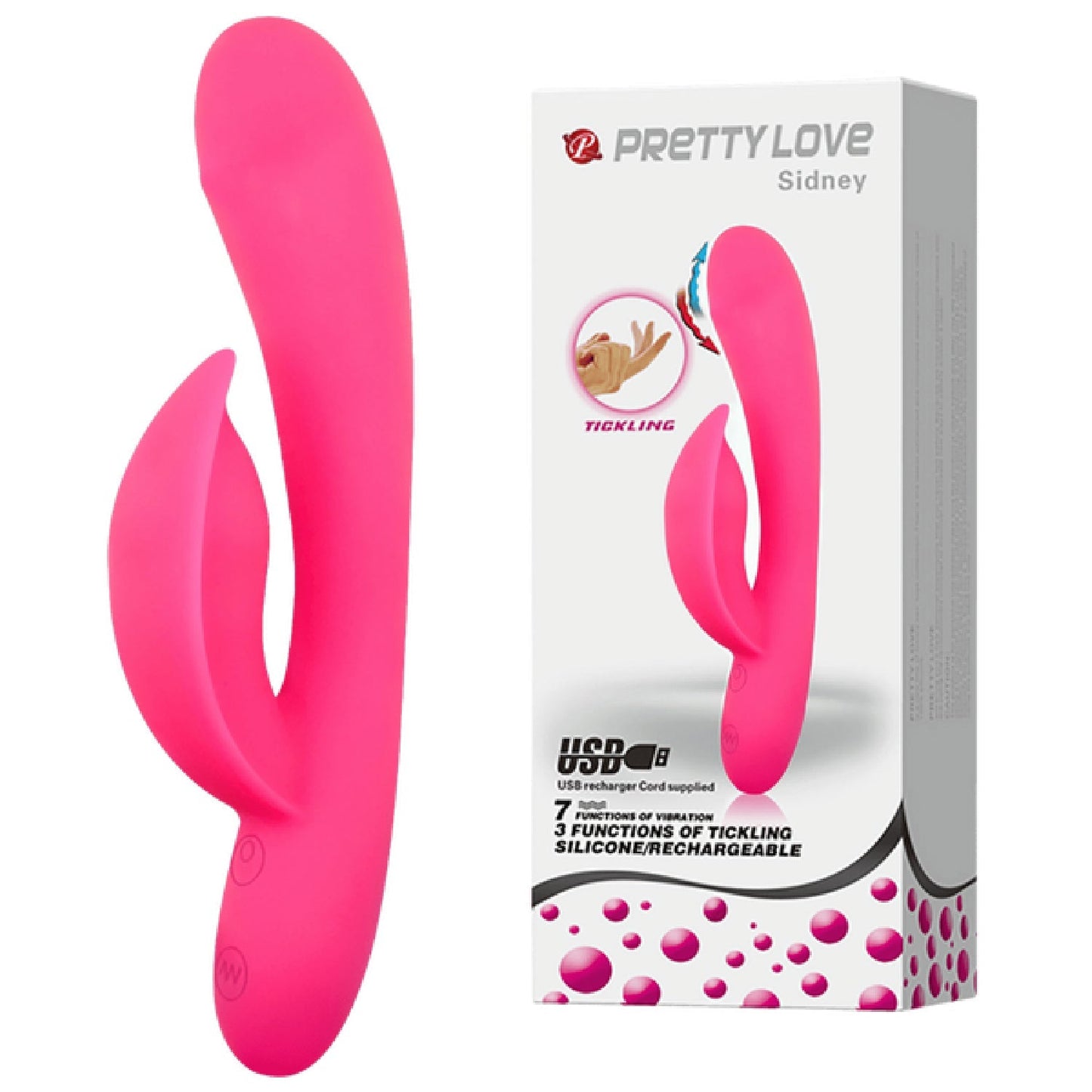 Sidney Silicone Rechargeable Vibrator