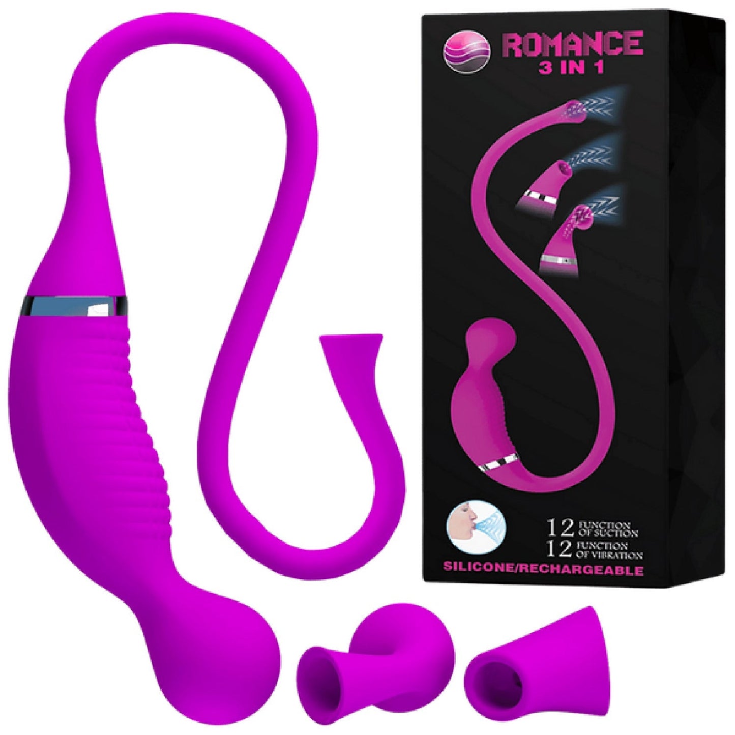 Rechargeable Romance 3in1 – Rechargeable 3in1 Vibrator