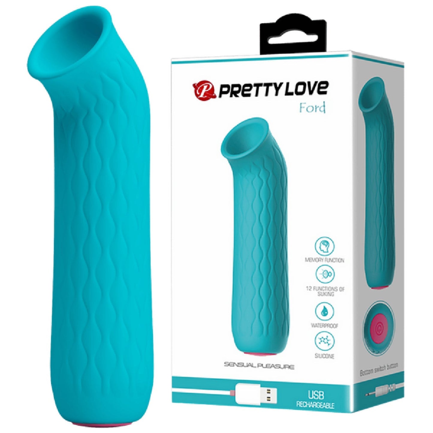 Rechargeable Ford – Medical-Grade Clitoral Sucker with 12 Suction Modes