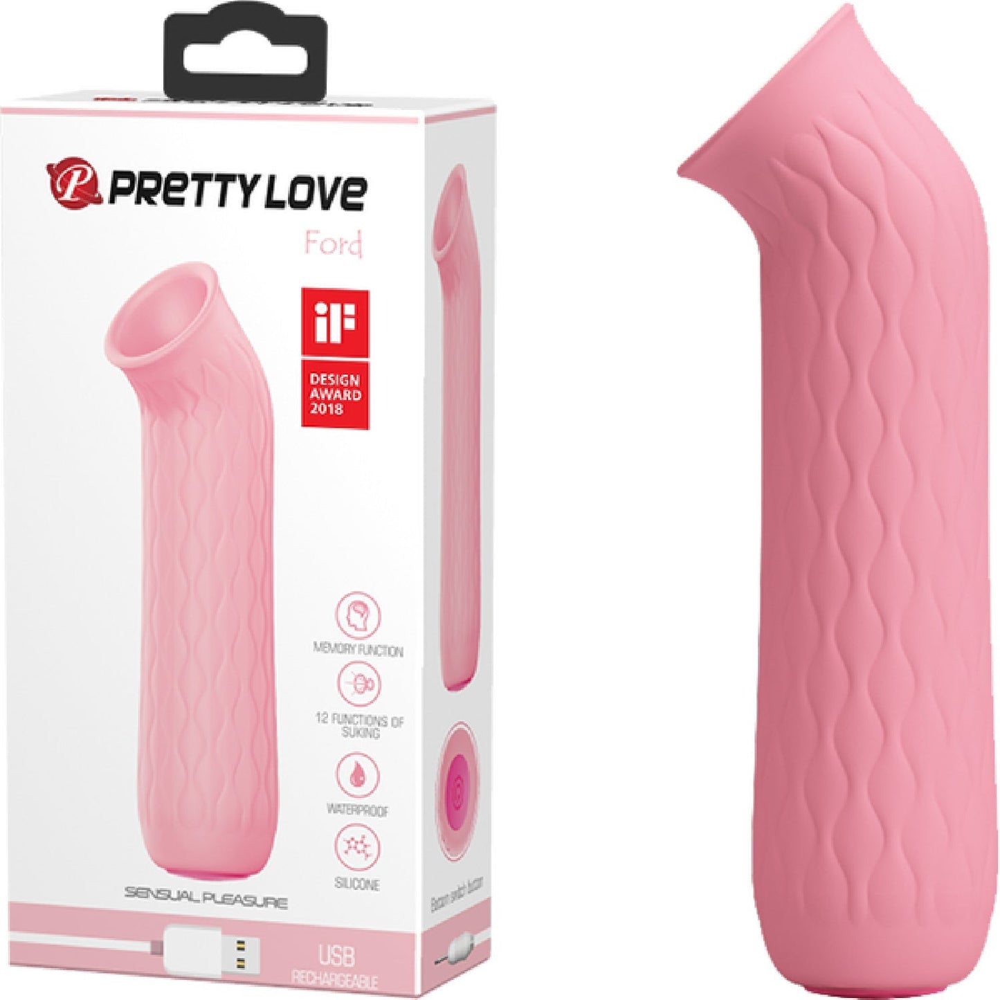 Rechargeable Ford – Medical-Grade Clitoral Sucker with 12 Suction Modes