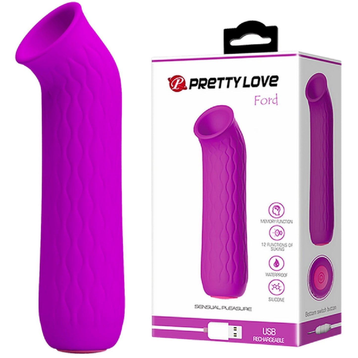Rechargeable Ford – Medical-Grade Clitoral Sucker with 12 Suction Modes