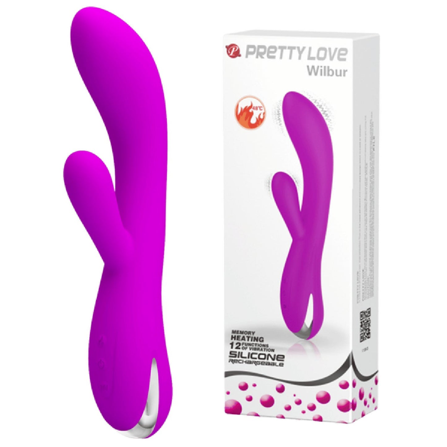 Wilbur Rechargeable Warming Vibrator – Medical-Grade Silicone G-Spot Vibrator
