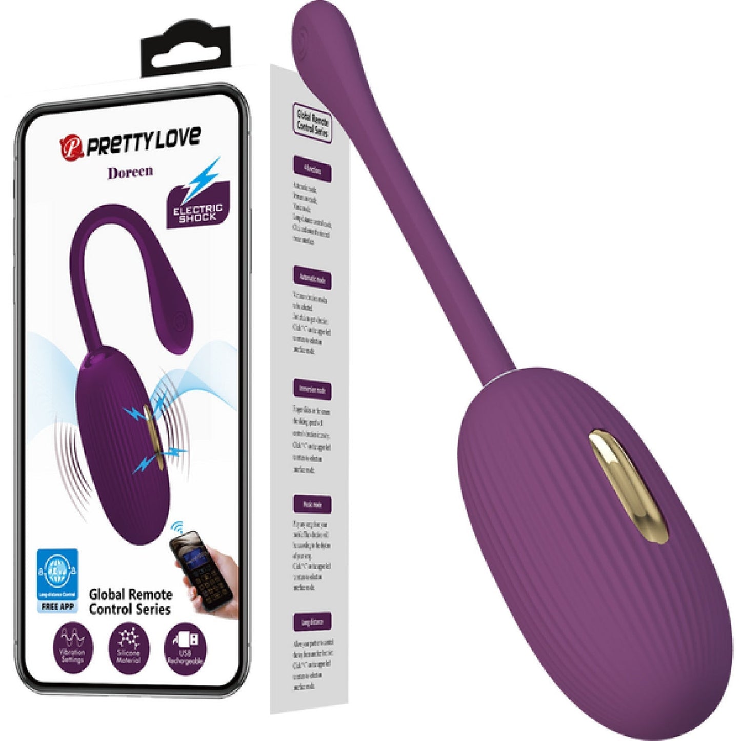 Doreen Byzantium – Rechargeable App Control Egg Vibrator