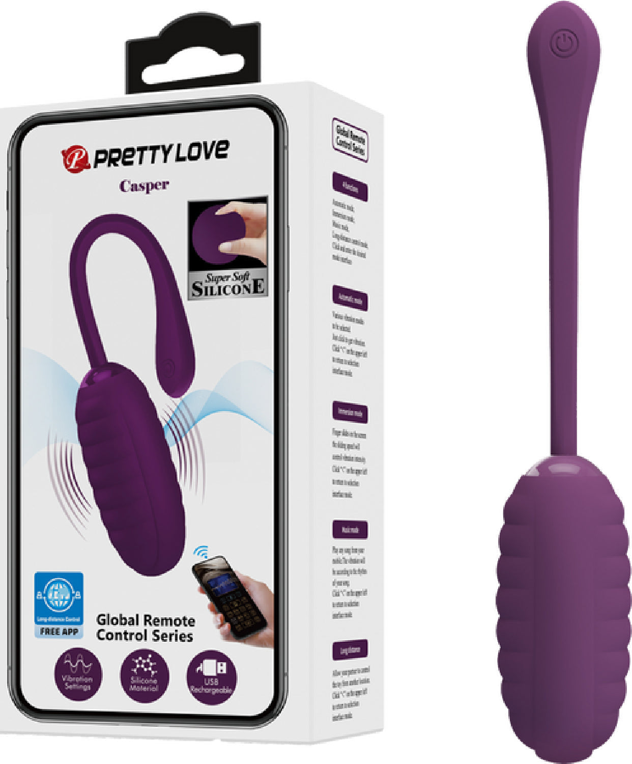 Catalina Byzantium – App-Controlled Vibrating Egg with 12 Vibration Modes