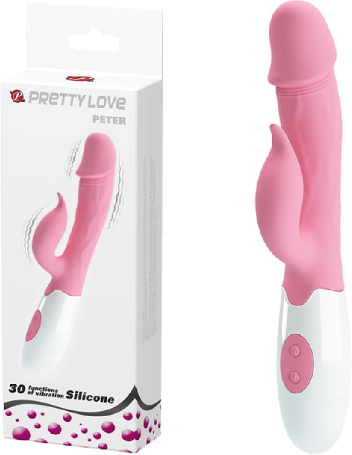 Peter G-Spot Rabbit Vibrator – 30 Function Dual Motor Rabbit Vibrator