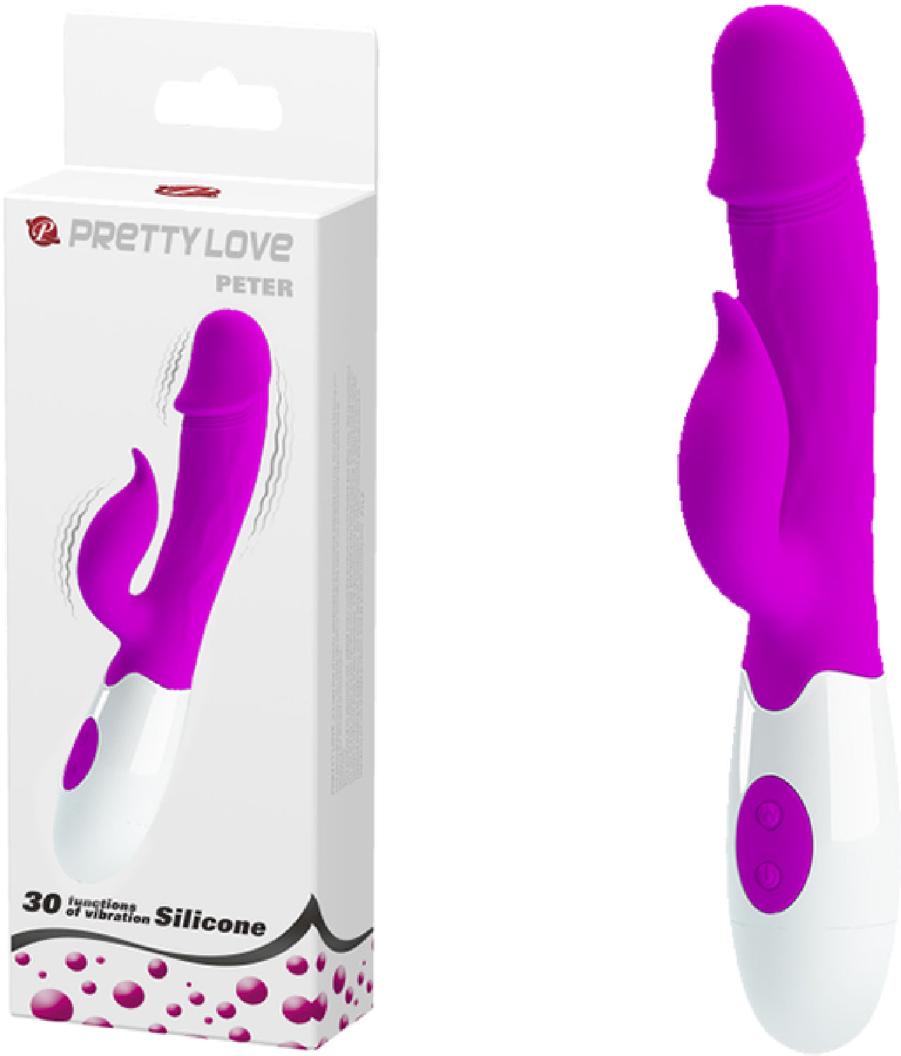 Peter G-Spot Rabbit Vibrator – 30 Function Dual Motor Rabbit Vibrator