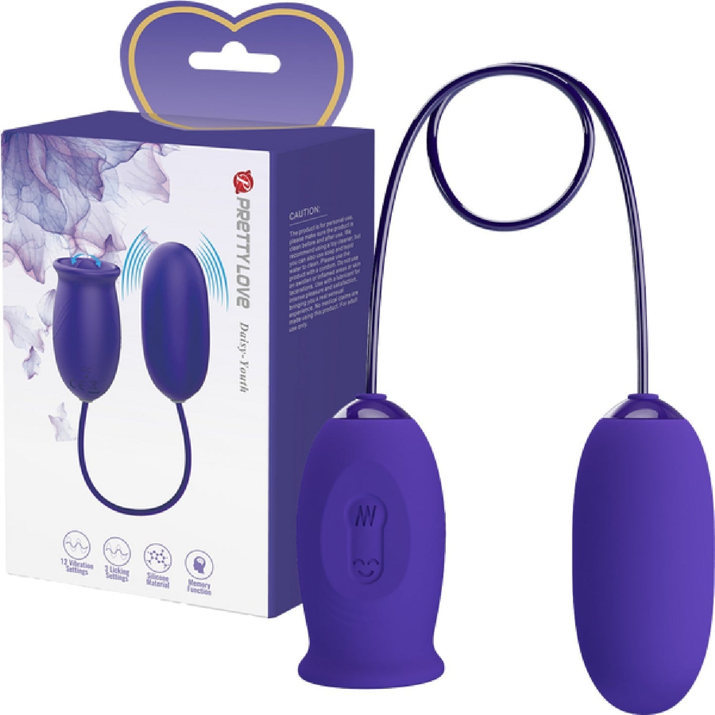 Daisy Licking & Vibrating Combination (Purple)