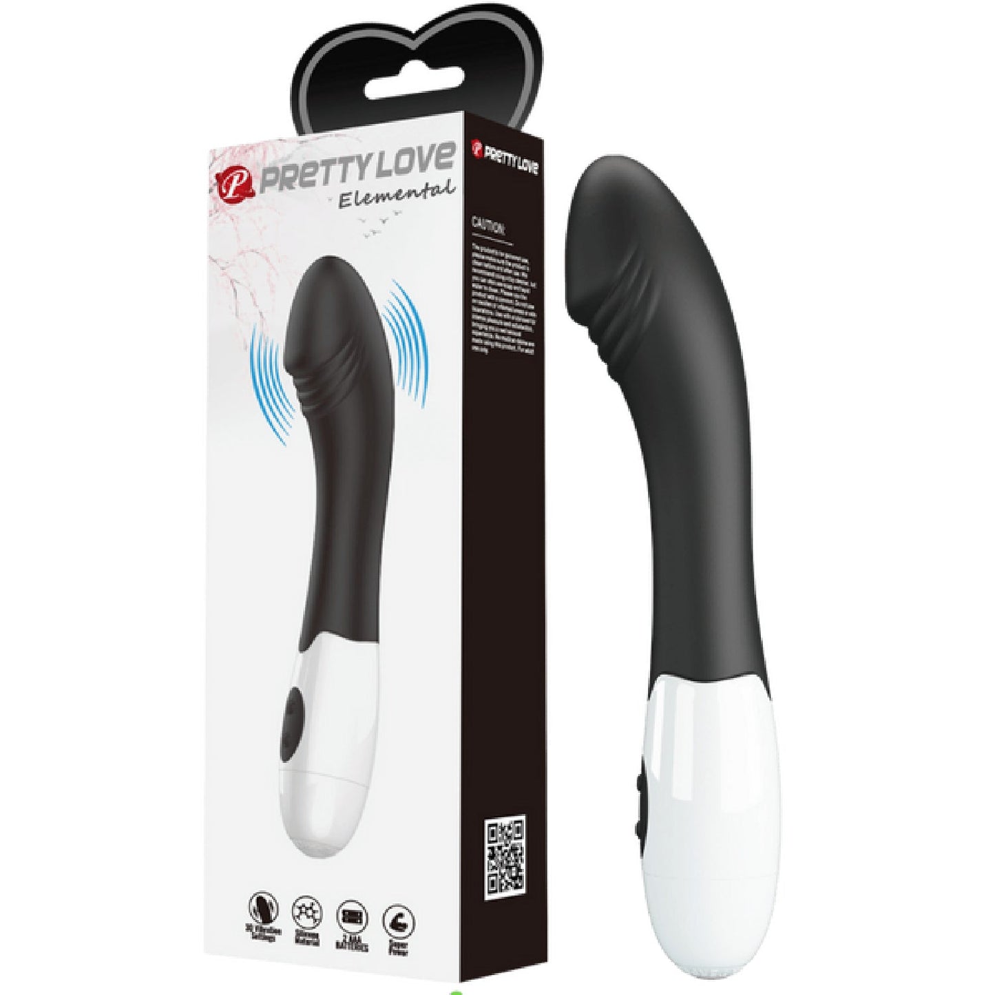 Elemental G-Spot Vibrator – 30 Function Curved Vibrator