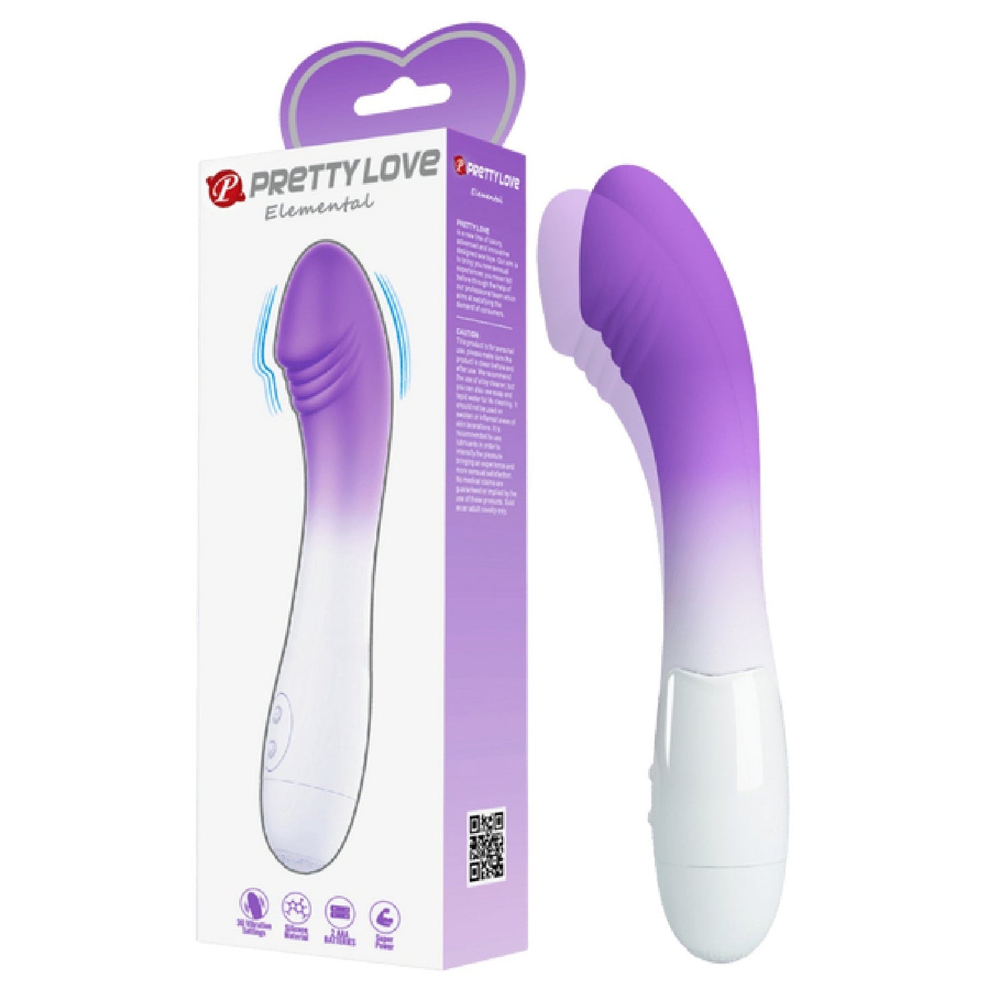 Elemental G-Spot Vibrator – 30 Function Curved Vibrator