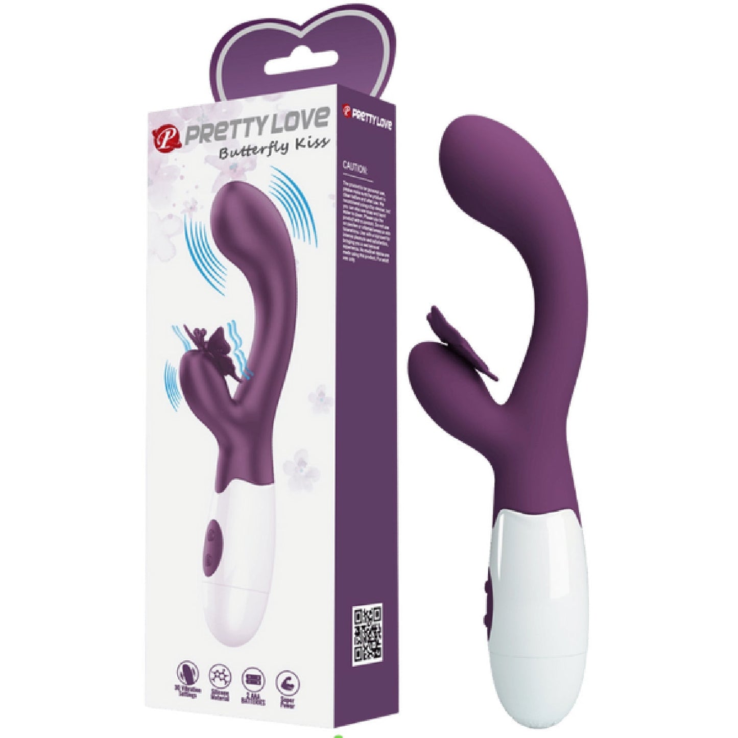 Pretty Love Butterfly Kiss – Vibrator With Clitoral Stimulation Arm