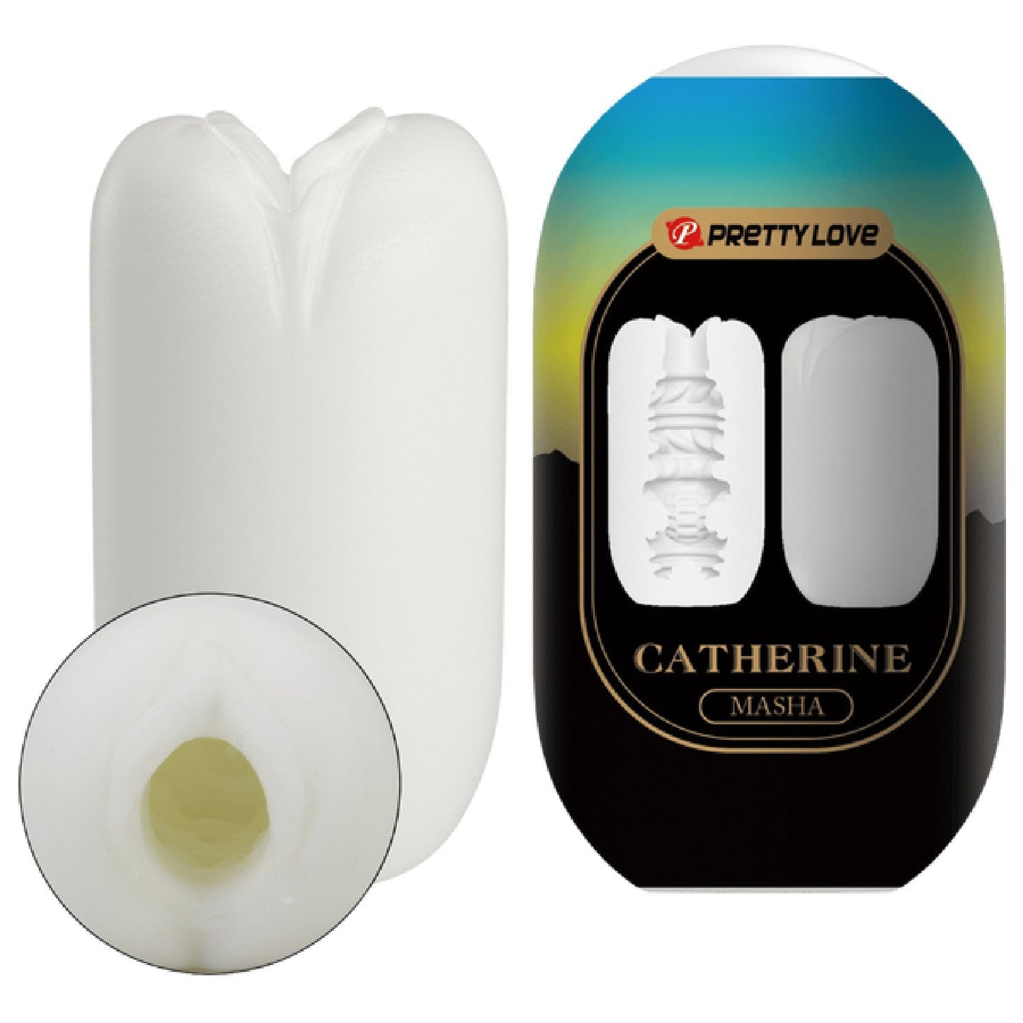 Catherine Masha Egg – Phthalate-Free Masturbator Sleeve with Stimulating Inner Textures
