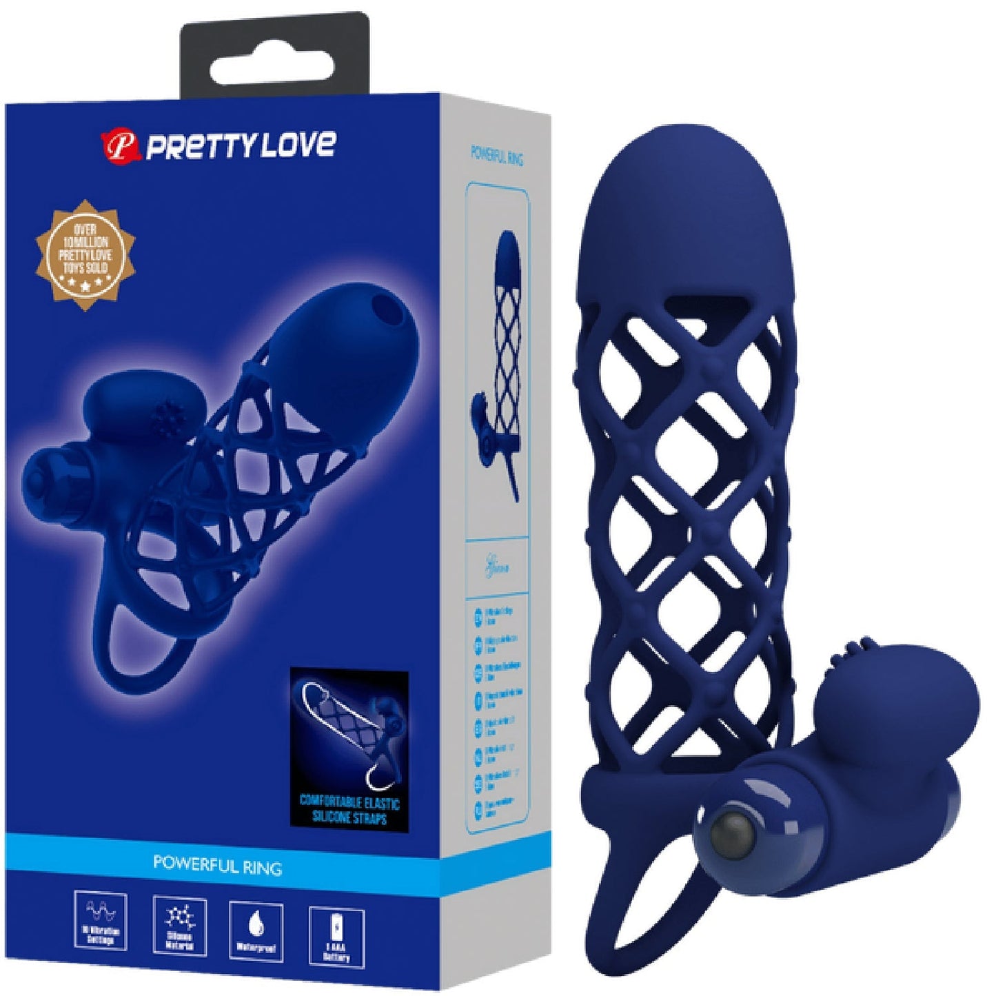 Giann 10 Function Vibrating Cock Sleeve – Firm Grip Vibrating Sleeve