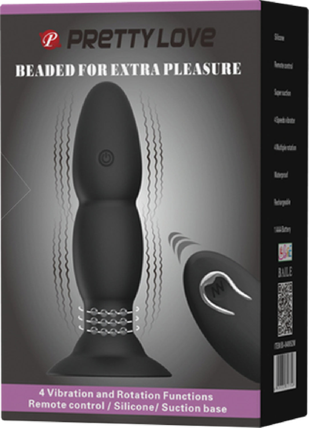 Pretty Love Beaded For Extra Pleasure – Remote-Controlled Butt Plug