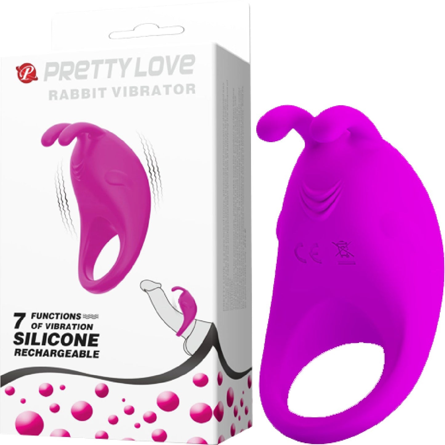 Rechargeable Rabbit Vibrator Cockring – Rechargeable Rabbit Vibrator Cockring