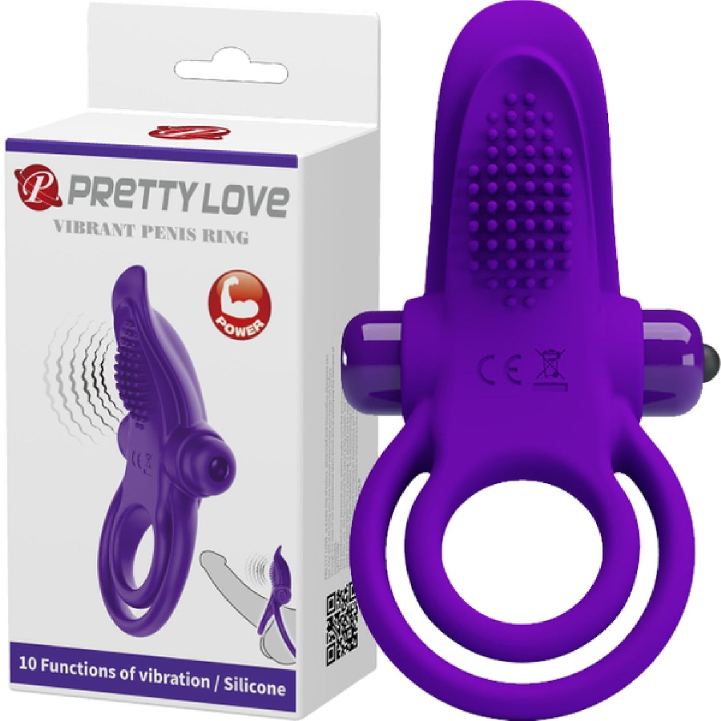 Vibrant Rabbit Cock Ring – Silicone Vibrating Penis Ring