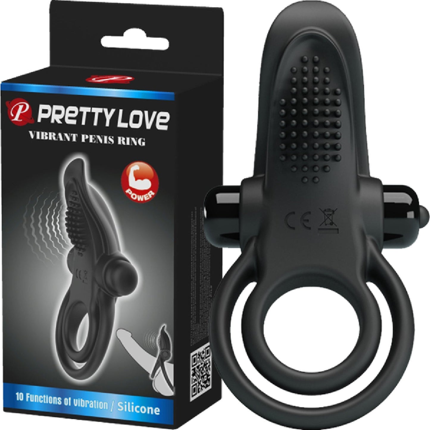 Vibrant Rabbit Cock Ring – Silicone Vibrating Penis Ring