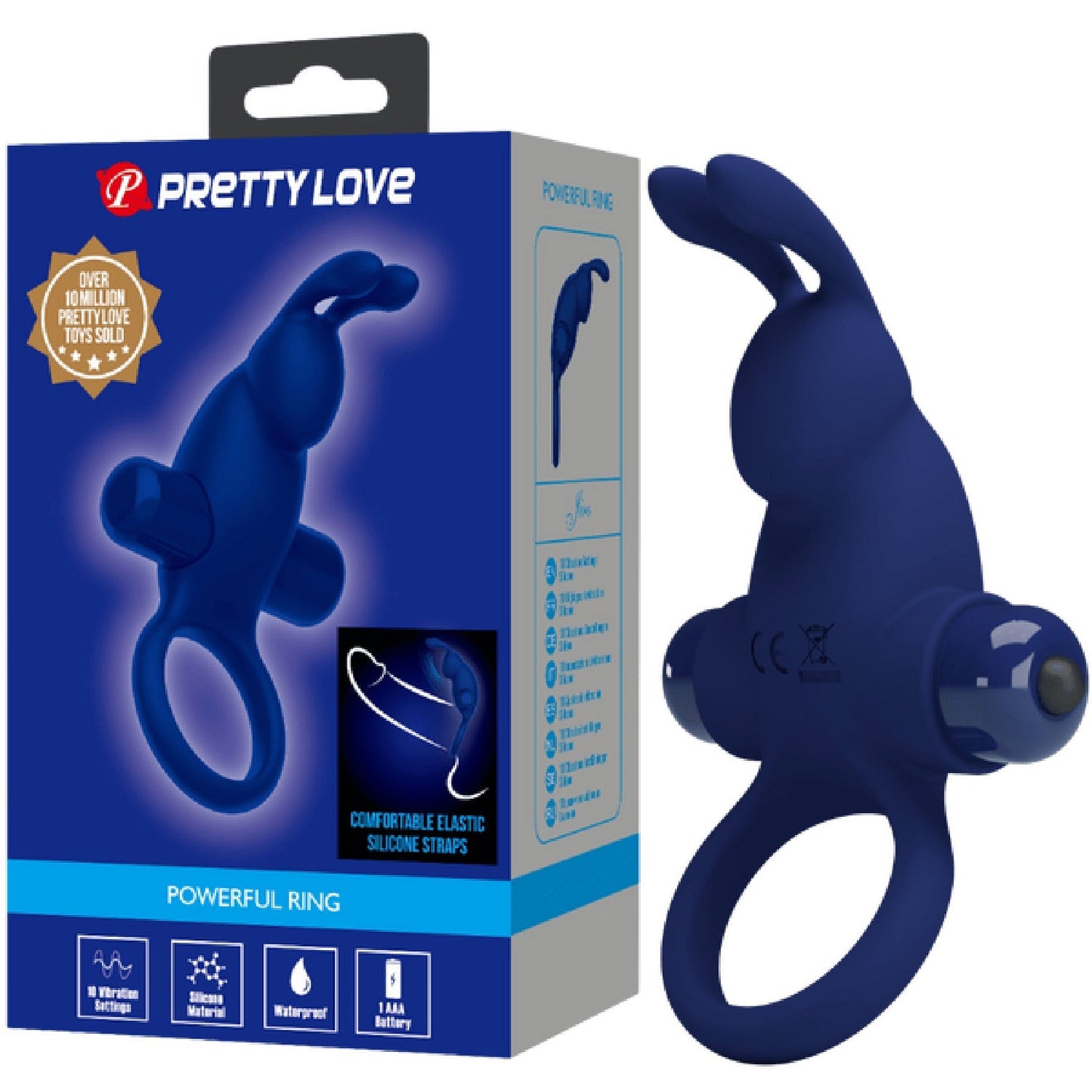 Jiro – Silicone Vibrating Ring with 10 Vibration Functions