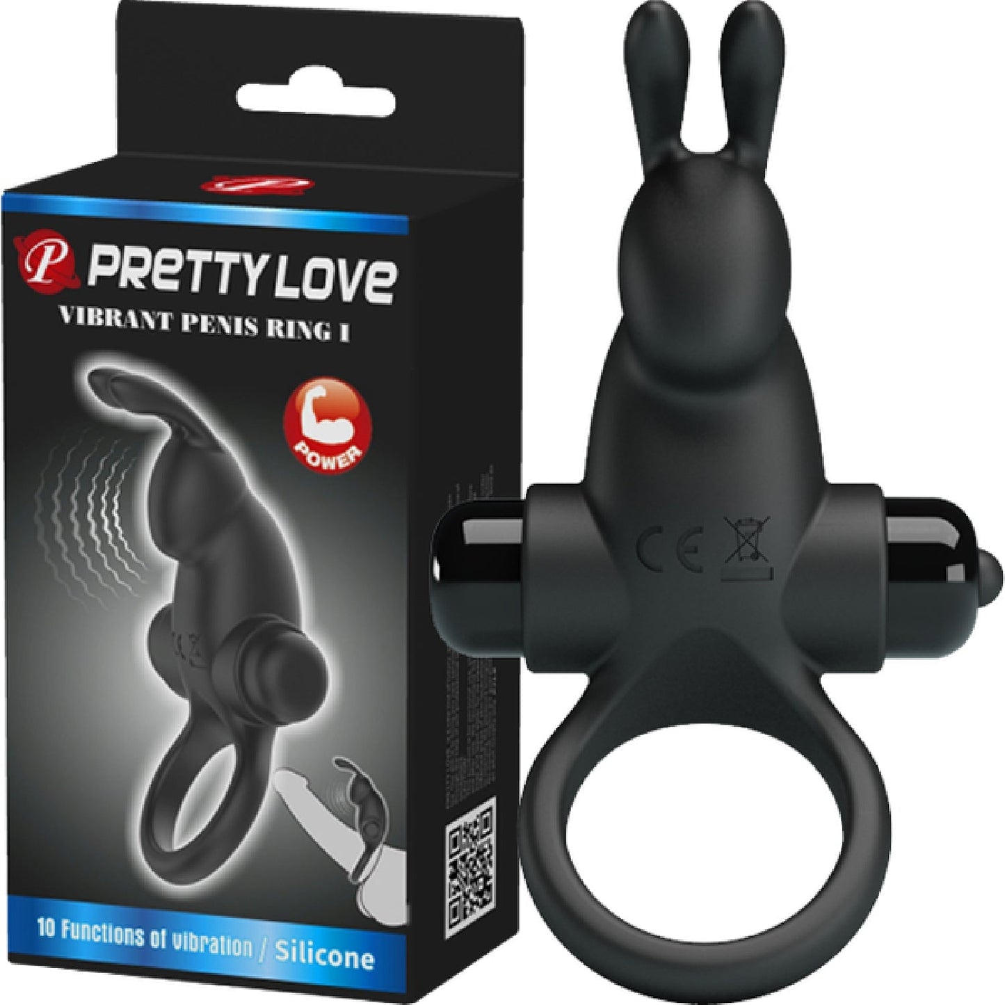 Pretty Love Vibrant Penis Ring 1 – Waterproof Vibrating Silicone Penis Ring