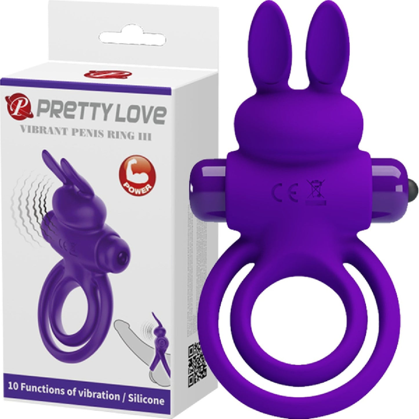 Vibrant Penis Ring III – Silicone Rabbit Cock Ring Vibrator