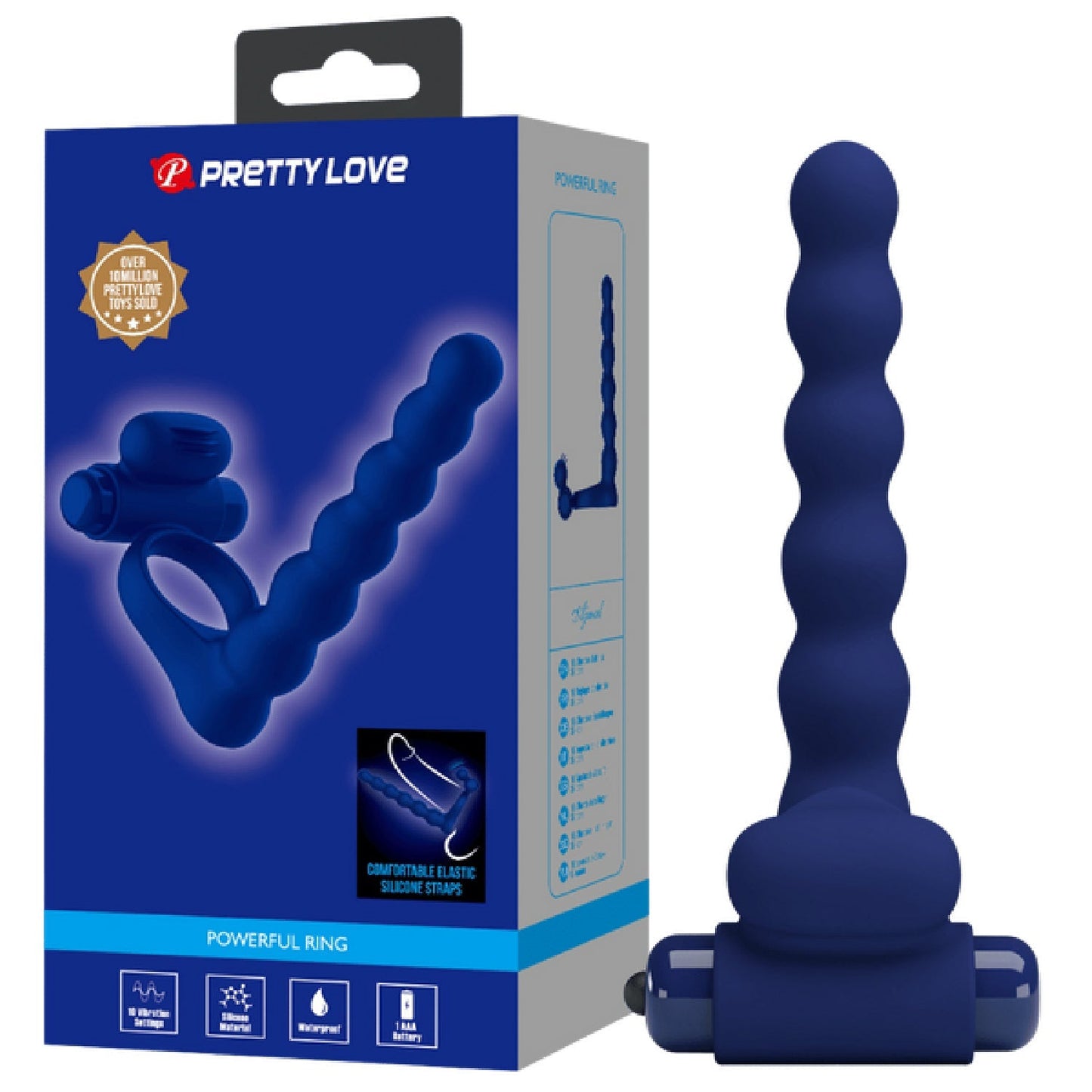 Ajmal – 10 Function Vibrating Cock Ring