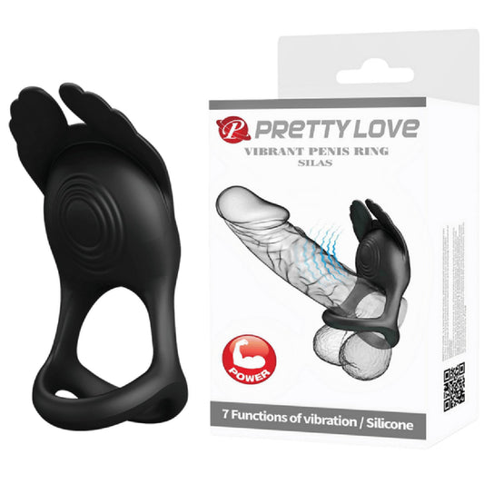 Vibrant Silas – Vibrating Silicone Cock Ring with 7 Vibration Modes