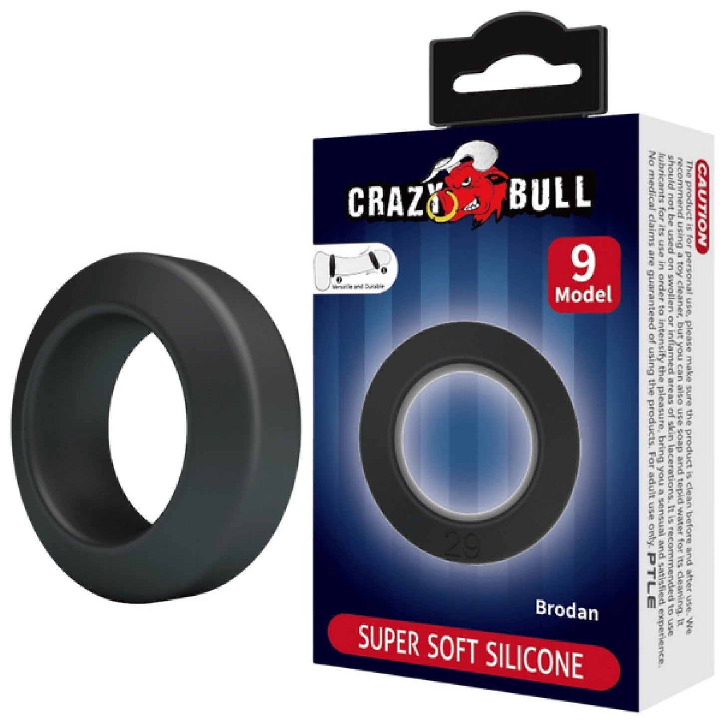 Brodan Super Soft Silicone Cockring – High-Quality Medical-Grade Silicone Cock Ring