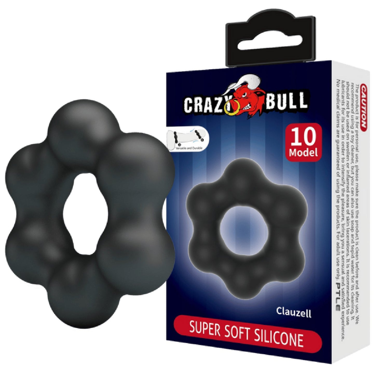 Clauzell No.10 Super Soft Silicone Cockring – Soft Flexible Silicone Ring