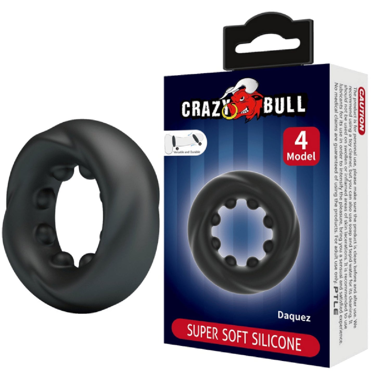 Daqez No.4 Super Soft Silicone – Comfortable Flexible Silicone Cockring