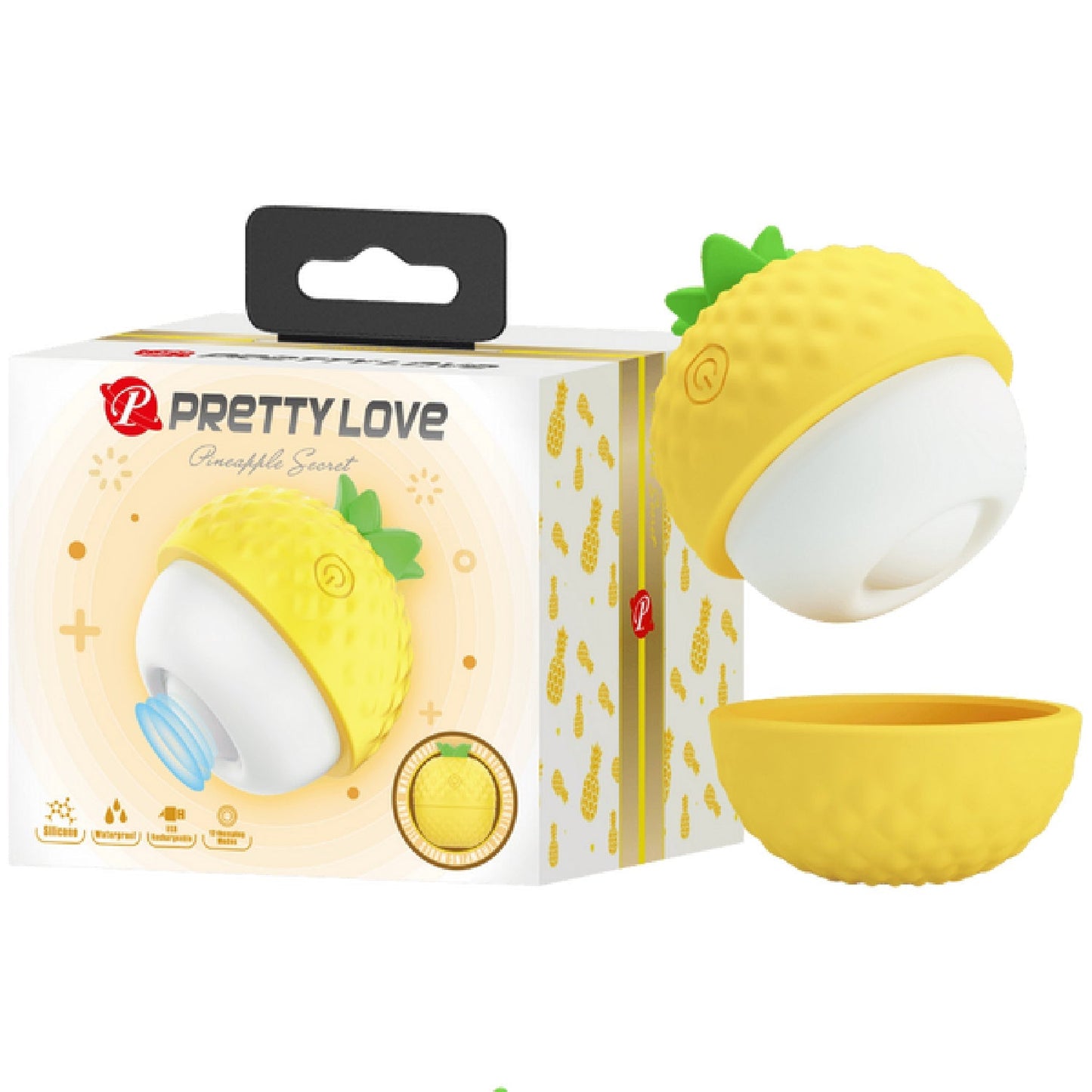 Rechargeable Pineapple Secret – Thumping Function Flexible Point Vibrator