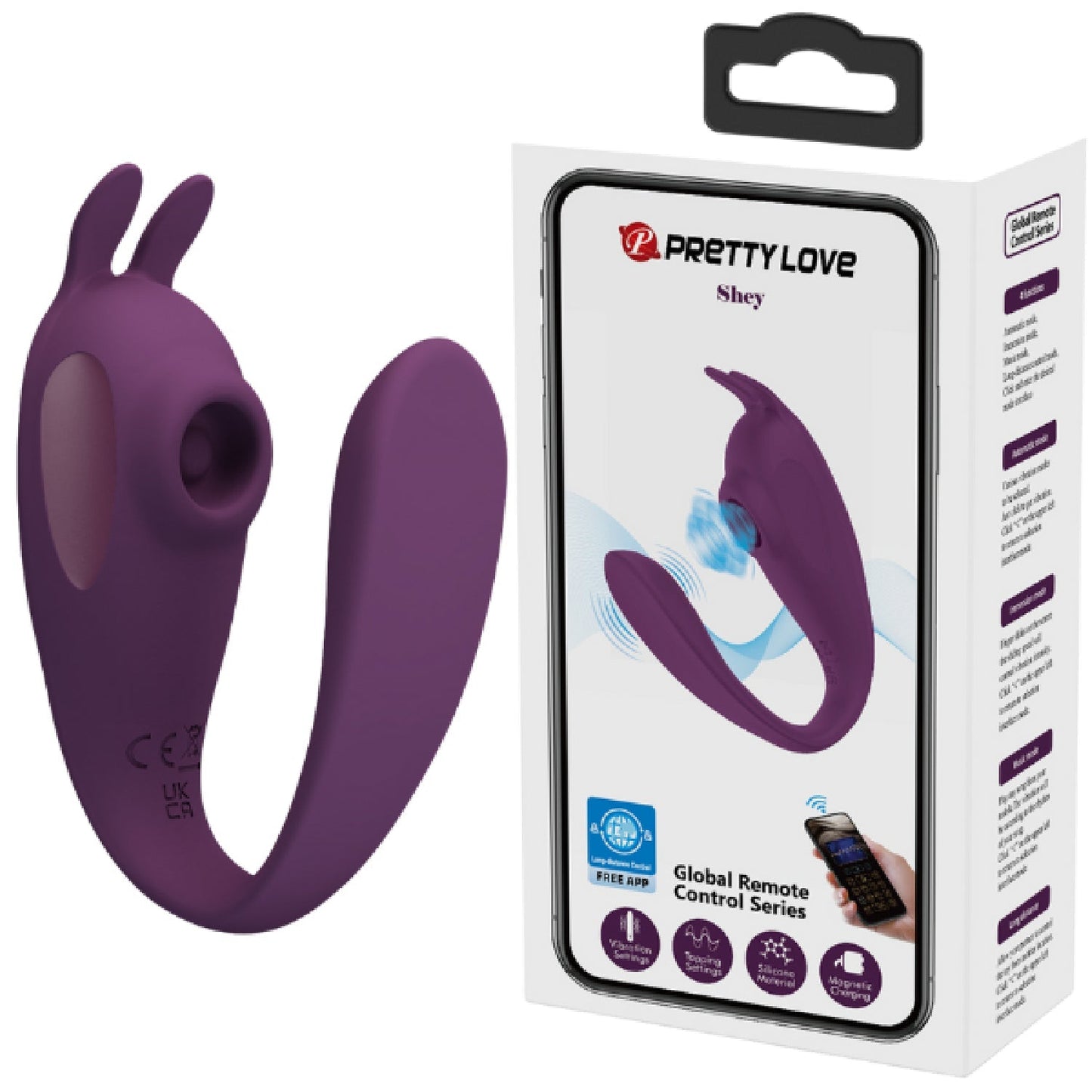 Shey Byzantium – App Control Ergonomic C-Shape G-Spot and Clitoral Vibrator