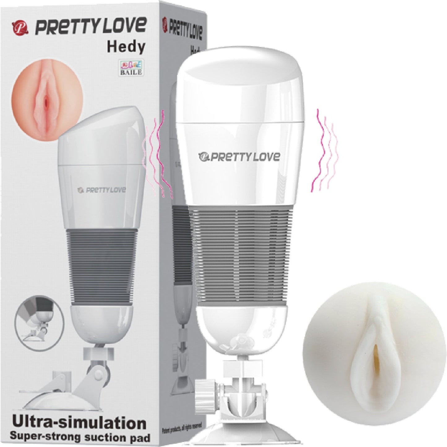 Pretty Love Hedy Ultra Stimulation – Vibrating Male Masturbator