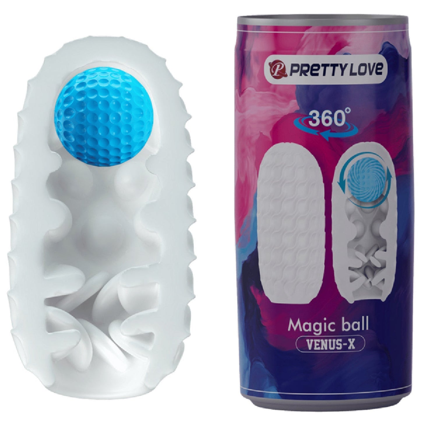 Venus-X Magic Ball – Textured Sleeve Masturbator