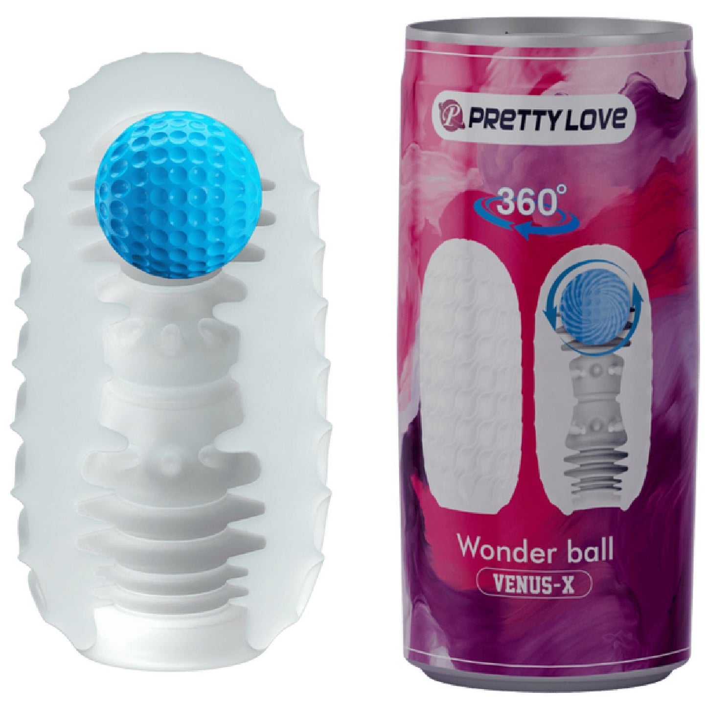 Venus-X Magic Ball – Textured Sleeve Masturbator