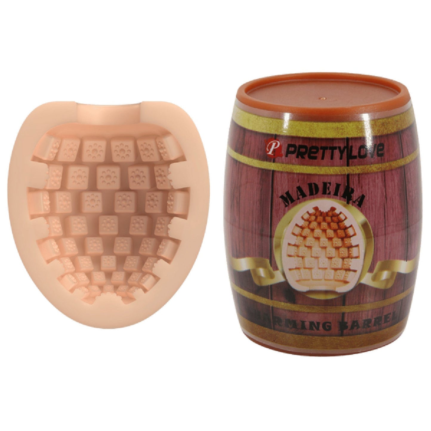 Charming Barrel Masturbator – Soft Realistic TPR Portable Male Masturbator