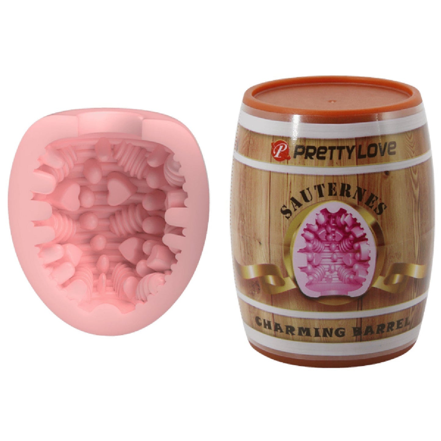 Charming Barrel Masturbator – Soft Realistic TPR Portable Male Masturbator