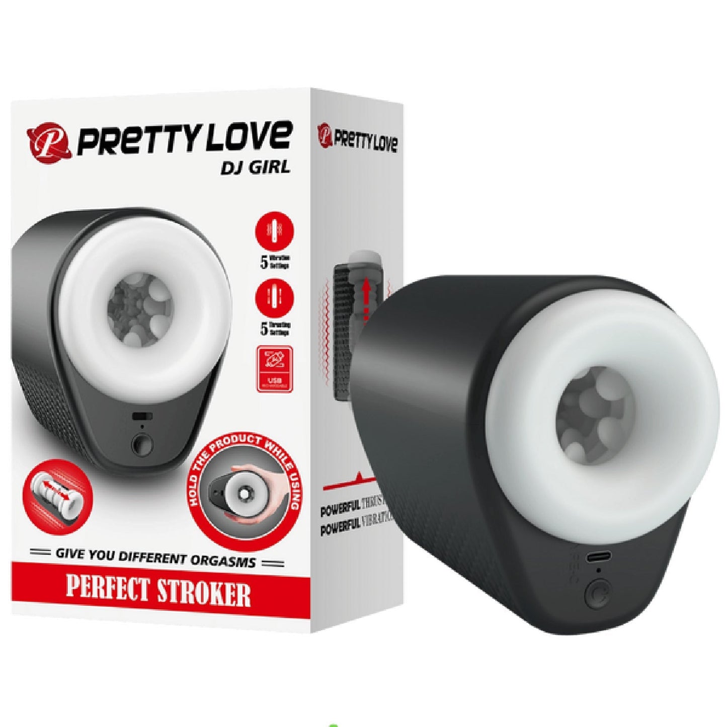 DJ Girl Perfect Stroker – Multi-Speed Thrusting Masturbator Cup