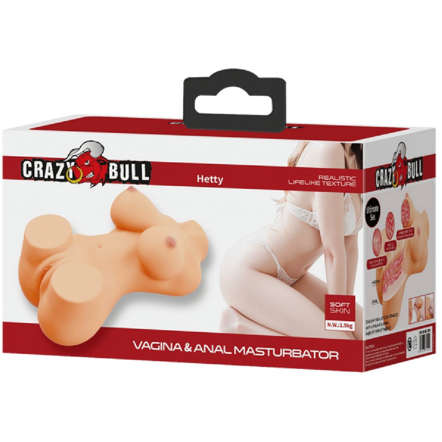Hetty Sort Skin Technology Masturbator – Hyper-Realistic Vagina and Anal Stimulator