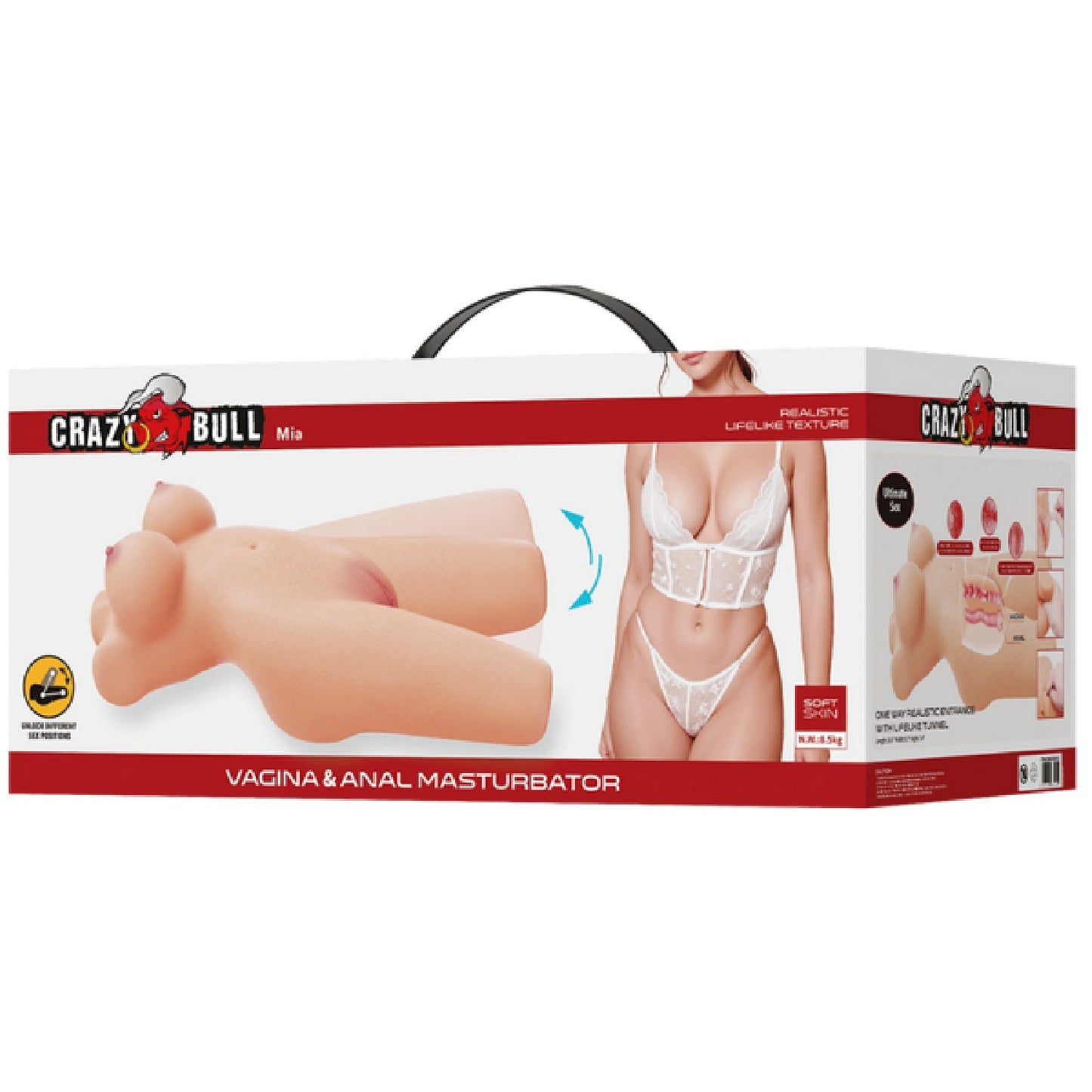 Mia Movable Legs – Life-Size Realistic Vagina and Anal Masturbator