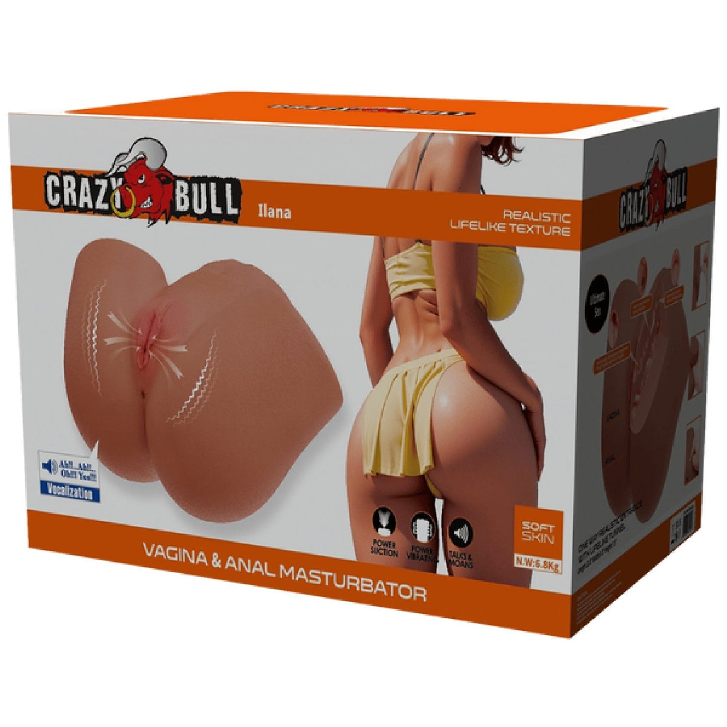 Ilana 3D Masturbator – Realistic Vagina and Anal Masturbator