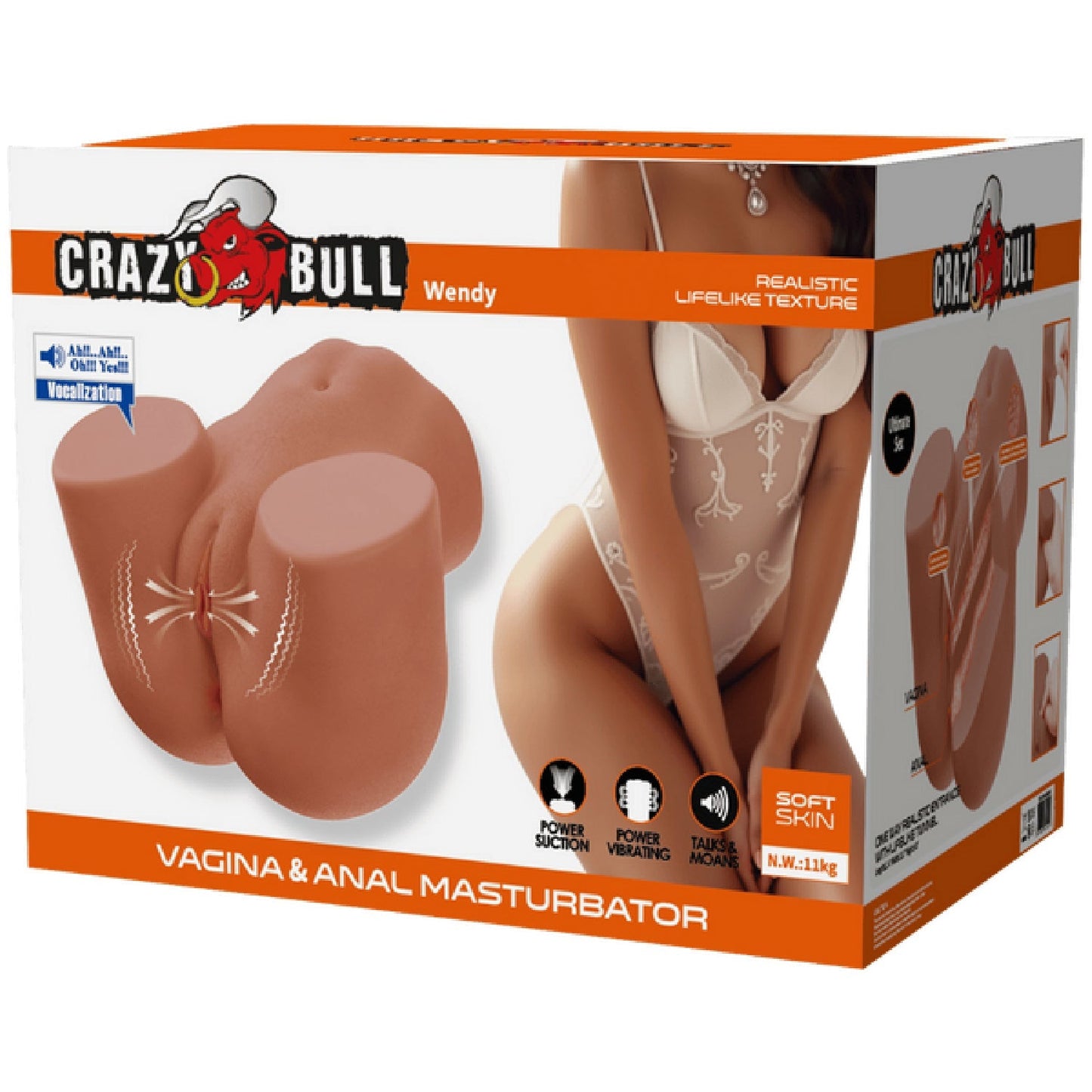 Wendy Vagina and Anal Masturbator – Realistic 3D Petite Pelvis Masturbator