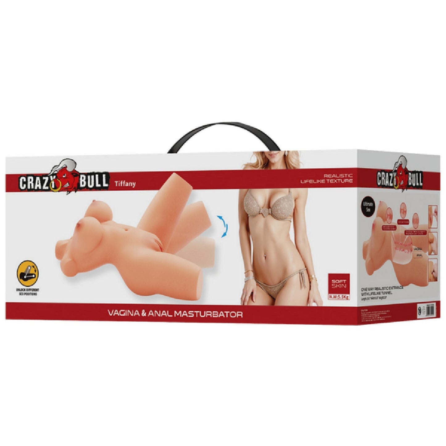 Tiffany Life-Size Sex Doll – Realistic Vagina and Anal Masturbator with Removable Legs